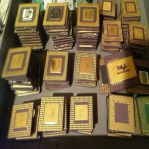 CPU ceramic processor scraps